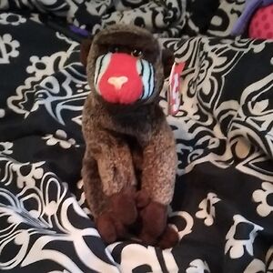 Ty Beanie baby Cheeks beanie baby Baboon 1999